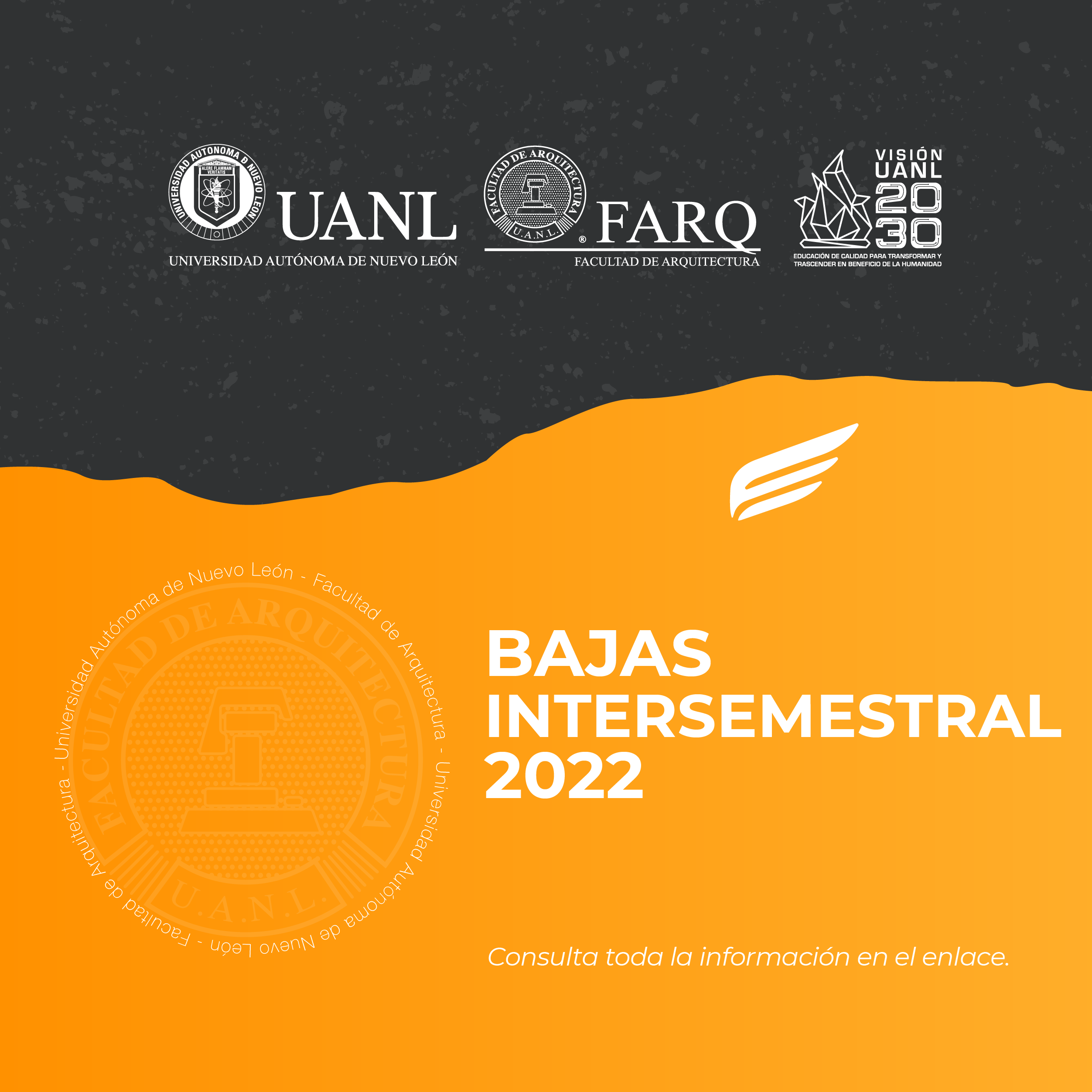 Bajas intersemestral 2022