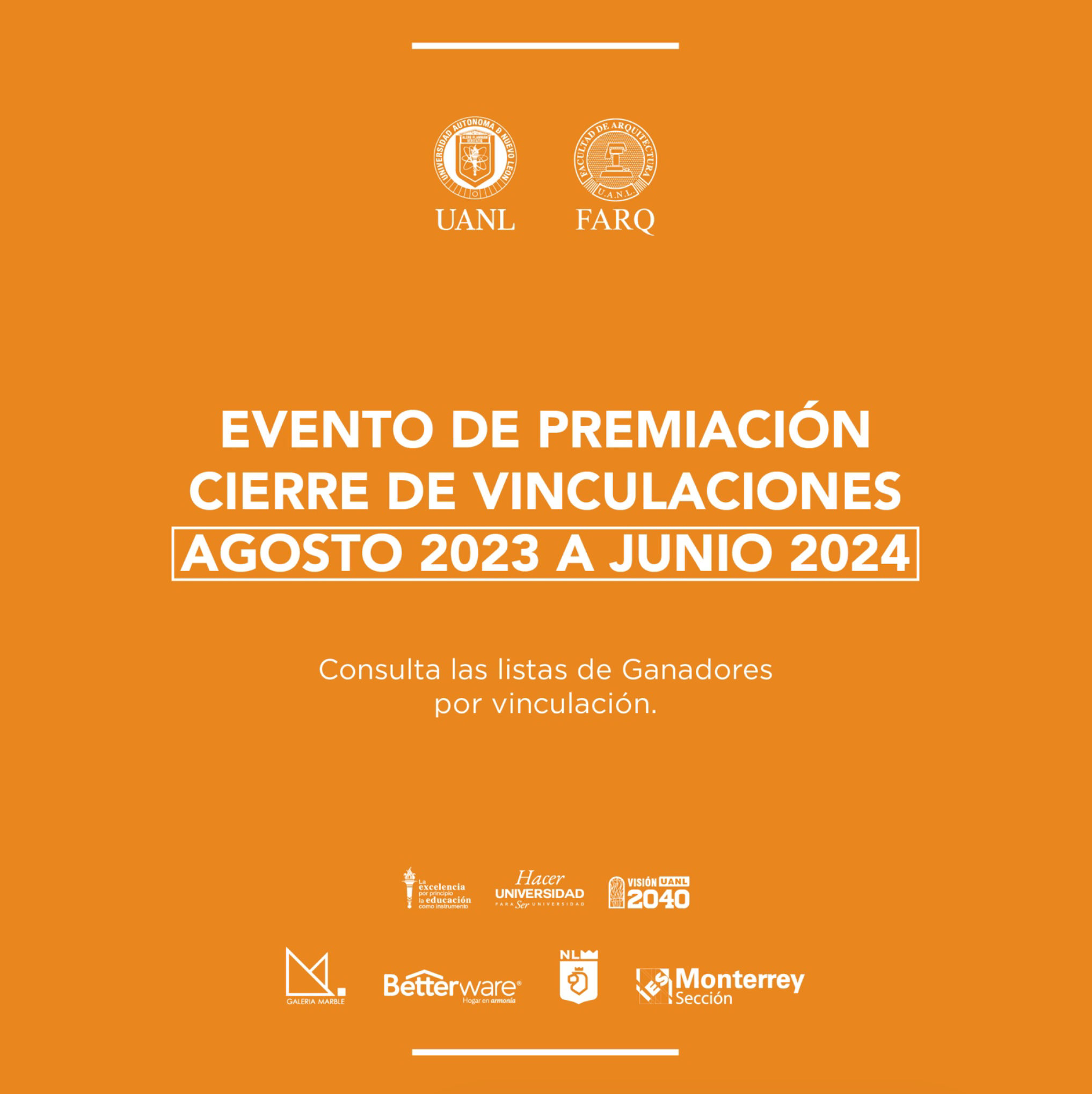 Eventos de Premiación Agosto 20203 a Junio 2024.